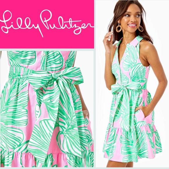 Lilly Pulitzer Dresses & Skirts - Lilly Pulitzer Trisha Stretch Shirtdress NWT sz 0